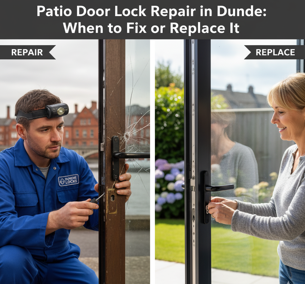 Patio Door Lock Repair in Dundee