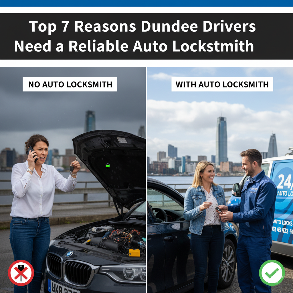 Top Reasons Drivers in Dundee Need a Reliable Auto Locksmith