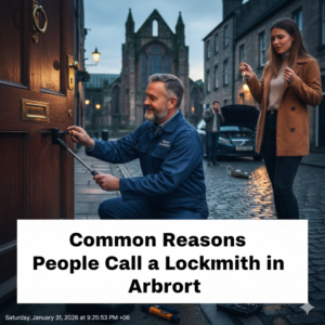 Common Reasons People Call a Locksmith in Arbroath