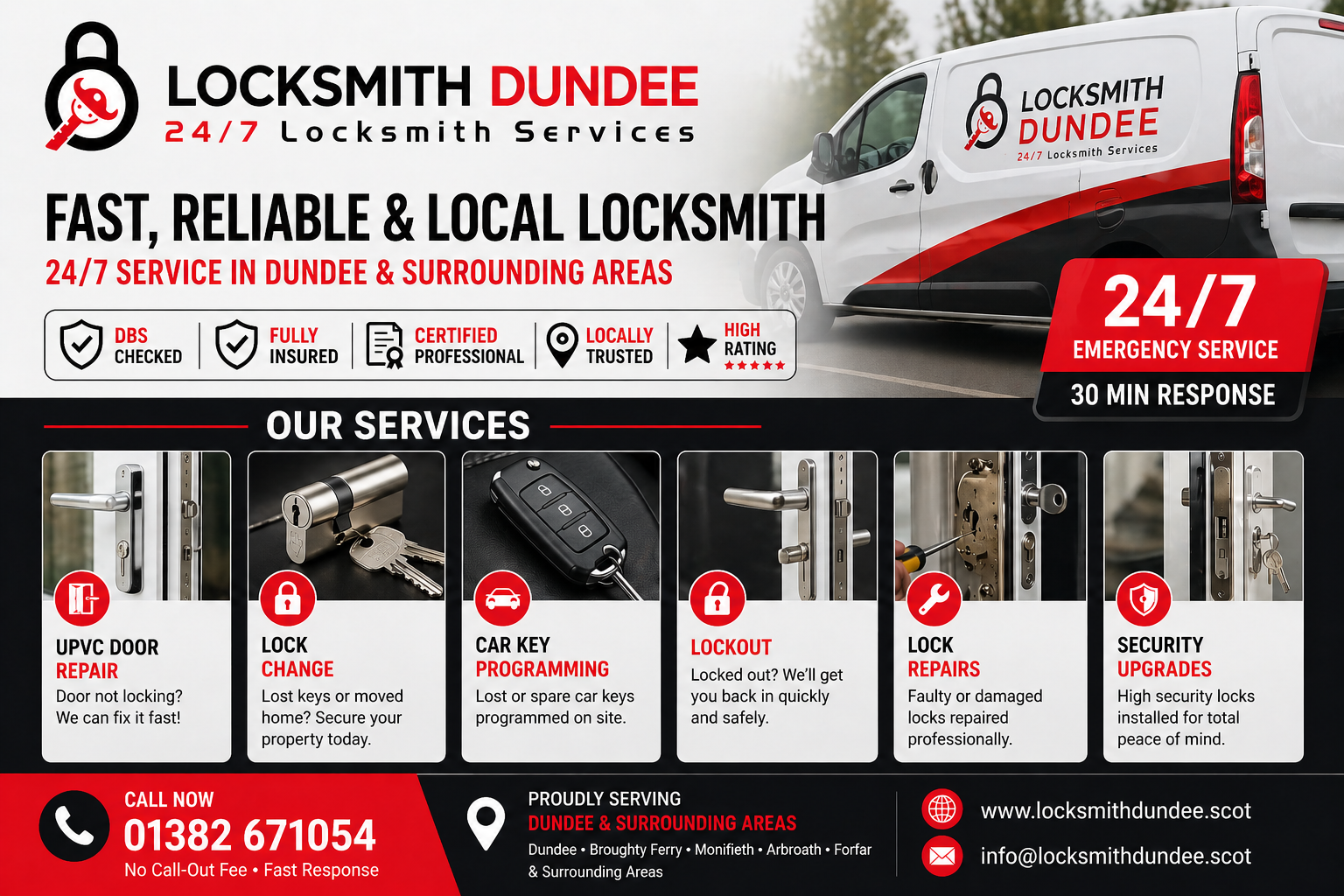 24 hours locksmith dundee